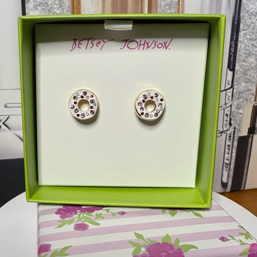 Betsey Johnson Earrings in Box
